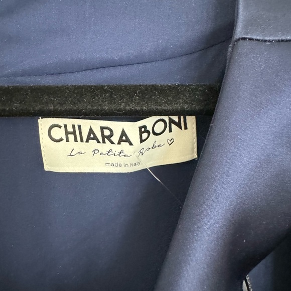 Chiara Boni Blue One Shoulder Sheath Dress size 8 NWT - Picture 4 of 5